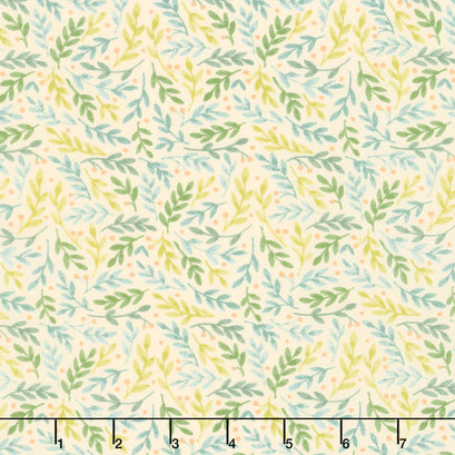 Effie's Woods - Ferns Goldenrod Yardage