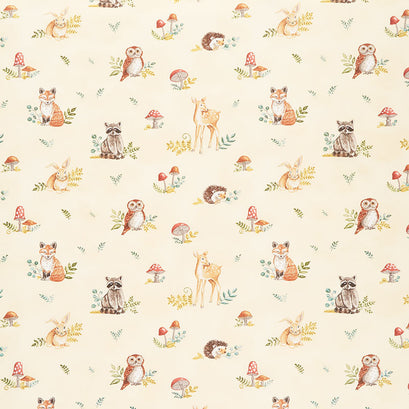 Effie's Woods - Woodland Allover Goldenrod Yardage