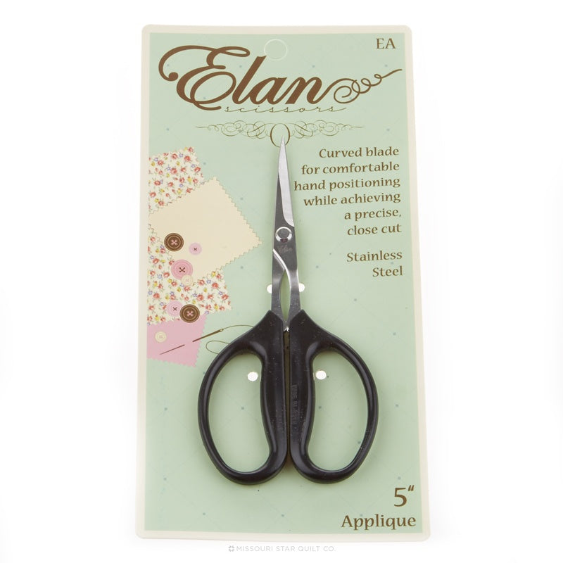 Elan Appliqué Scissors 5 Curved Blade