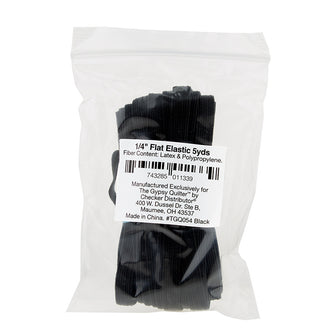 Elastic 1/4" - Black 5 yards