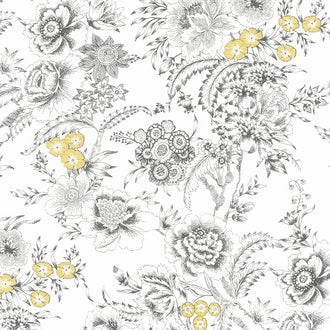 Eliza - Eliza Linen White Metallic Yardage