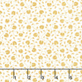 Eliza - Floral Vine Linen Metallic Yardage