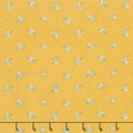 Eliza - Spaced Floral Brass Metallic Yardage
