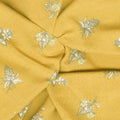 Eliza - Spaced Floral Brass Metallic Yardage