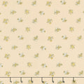 Eliza - Spaced Floral Latte Metallic Yardage Primary Image