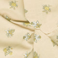 Eliza - Spaced Floral Latte Metallic Yardage Alternative View #1