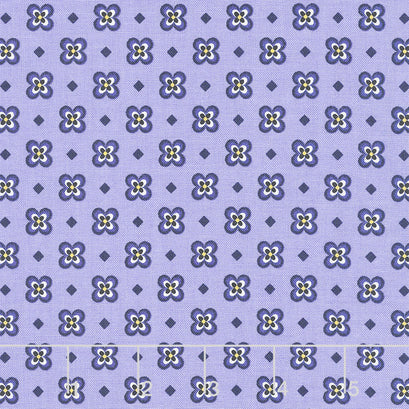 Elizabeth - Foulard Purple Yardage