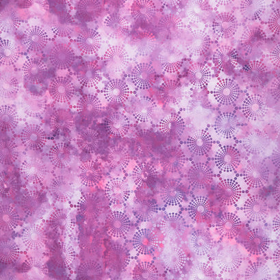 Elysian - Circles Magenta Yardage