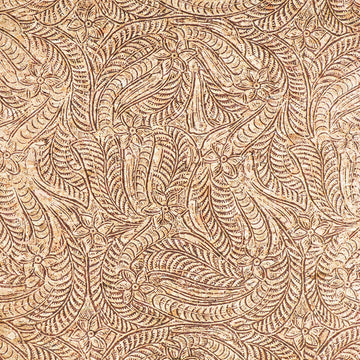Embossed Paisley Cork Fabric - 1/2 Yard Cut