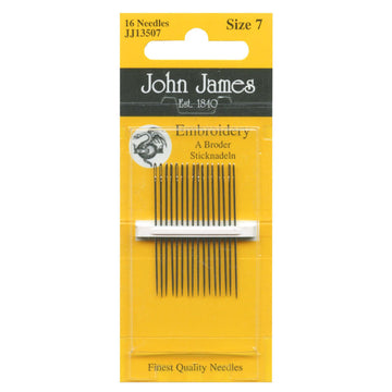 John James Embroidery / Crewel Needles - Size 7 (16 ct)