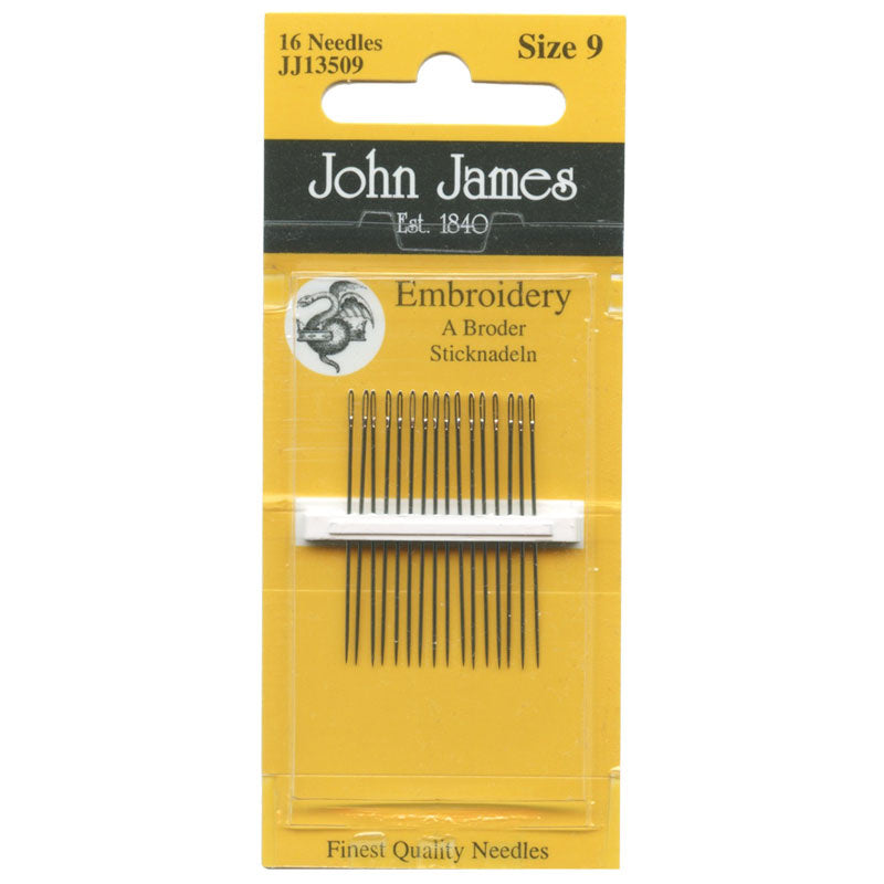 John James Embroidery / Crewel Needles - Size 9 (16 ct)