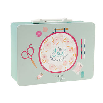 Embroidery Hoop Snackbox Tin