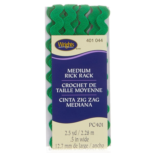Emerald Medium Rick Rack (2 1/2 yard package)