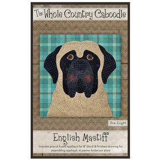 English Mastiff Precut Fused Appliqué Pack