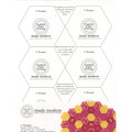 English Paper Piecing Made Easy - 2" Hexagons