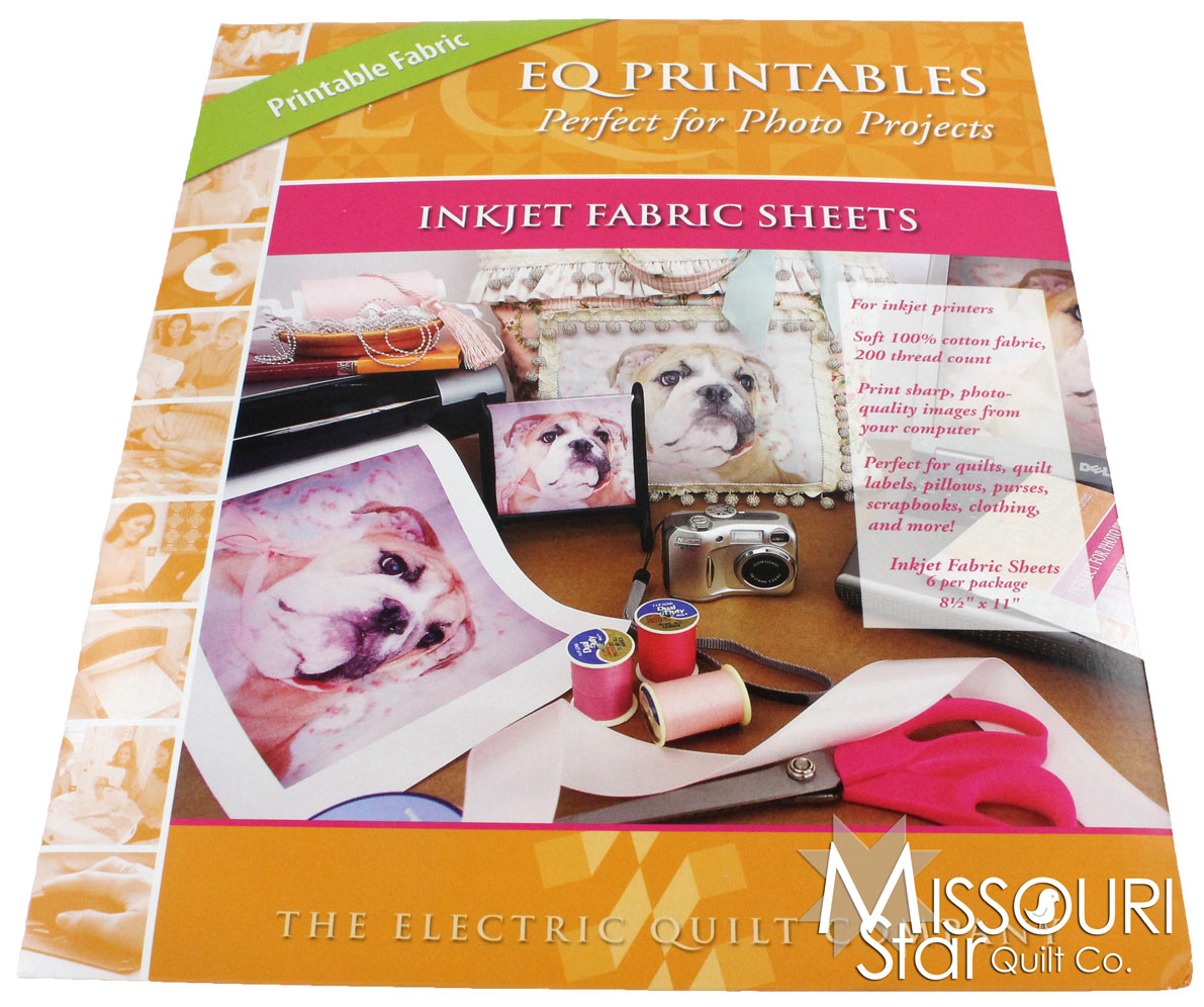 EQ Printables: 25 Inkjet Fabric Sheets