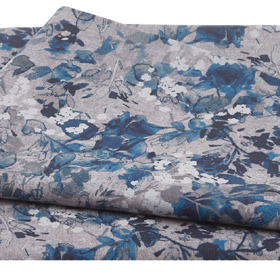 Equanimity - Small Floral Texture Navy One Yard Cut