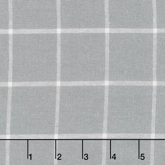 Essex Yarn Dyed Classic Wovens - Check Steel Yardage