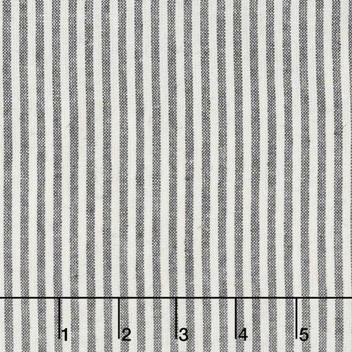 Essex Yarn Dyed Classic Wovens - Stripes Black Yardage