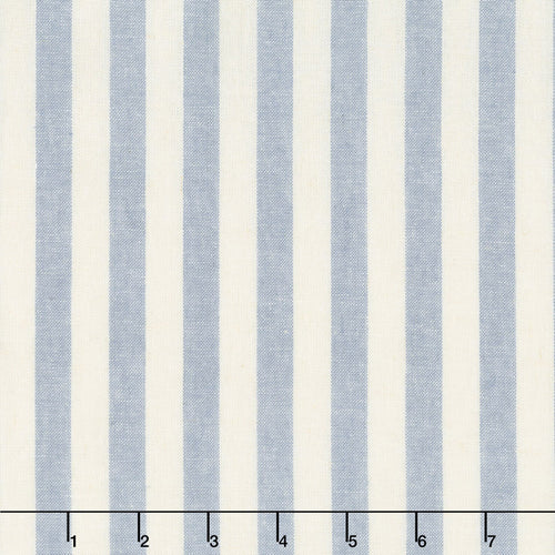 Essex Yarn Dyed Classic Wovens - Stripes Chambray Yardage Primary Image