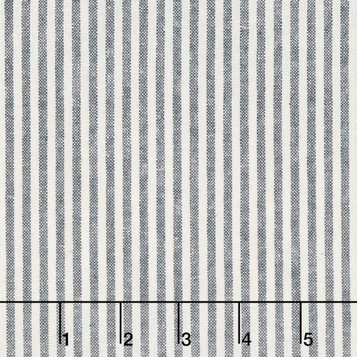 Essex Yarn Dyed Classic Wovens - Stripes Indigo Yardage Primary Image
