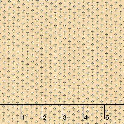 Esther's Heirloom Shirtings - Leafy Rings Cream Yardage