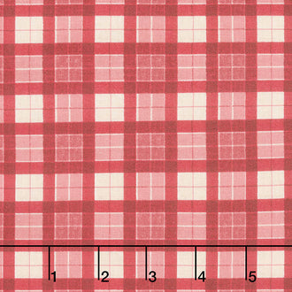 Evergreen Farm - Plaid Red Yardage