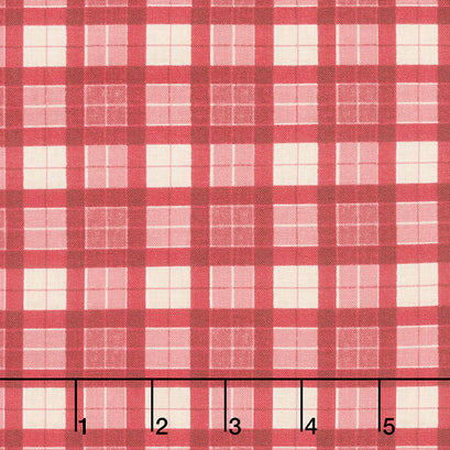 Evergreen Farm - Plaid Red Yardage