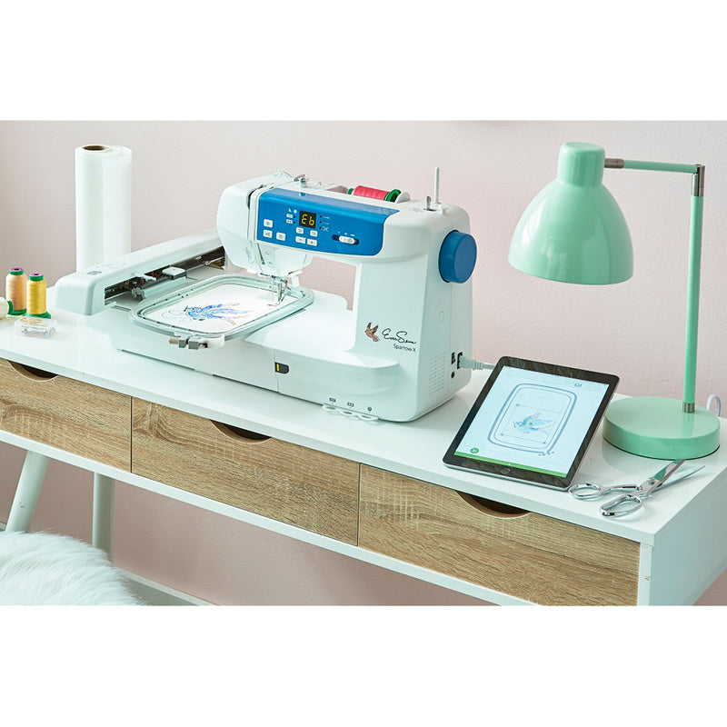 Eversewn Sparrow X2 Sewing & Embroidery Machine (White)