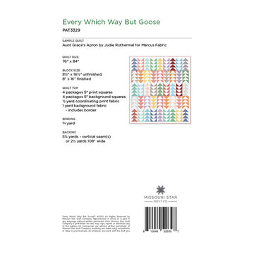 Every Which Way But Goose Quilt Pattern by Missouri Star Alternative View #1