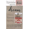 Expressions Laser Cut Fabric Words - Dream