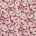 Exquisite - Paisley Burgundy Metallic Yardage Primary Image