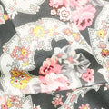 Exquisite - Paisley Charcoal Metallic Yardage