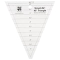 EZ Quilting 45º Triangle Ruler