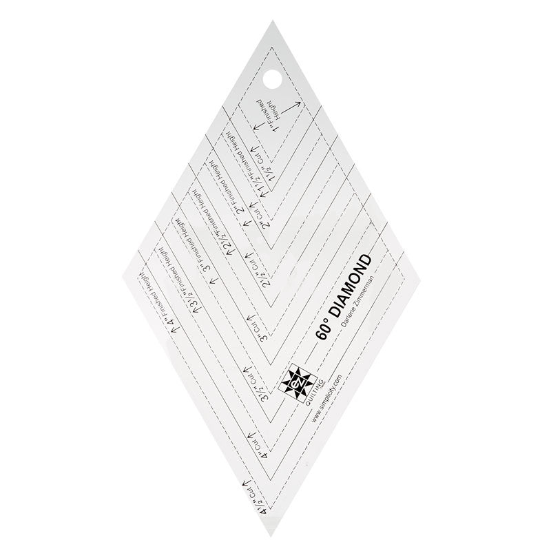 EZ Quilting 60º Diamond Ruler Primary Image