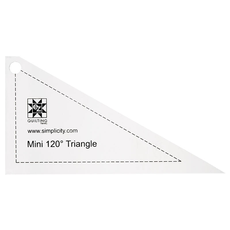EZ Quilting Jelly Roll Ruler - Mini 120º Triangle Primary Image