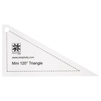 EZ Quilting Jelly Roll Ruler - Mini 120º Triangle
