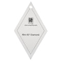 EZ Quilting Jelly Roll Ruler - Mini 60º Diamond