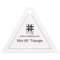 EZ Quilting Jelly Roll Ruler - Mini 60º Triangle