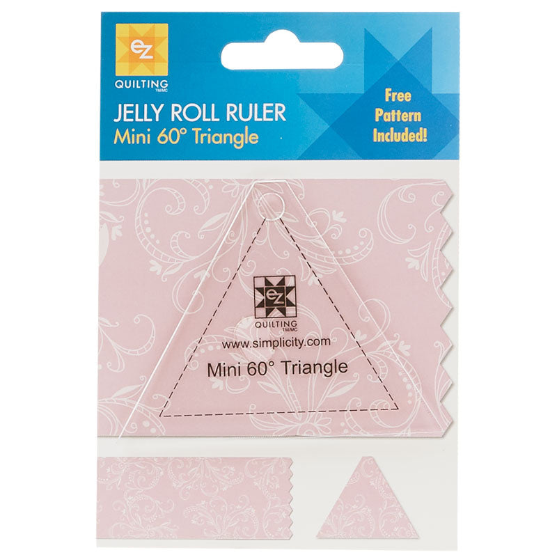 EZ Quilting Jelly Roll Ruler - Mini 60º Triangle Alternative View #1