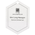 EZ Quilting Jelly Roll Ruler - Mini Long Hexagon Primary Image