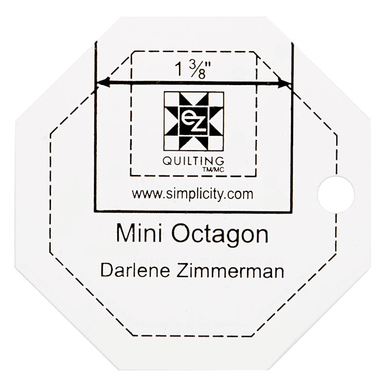 Traceease Quilting Template Stencils DIY Sewing Machine Quilt Ruler  Quilting Tools, Octagon & Pentagon (7 Sizes Each) 