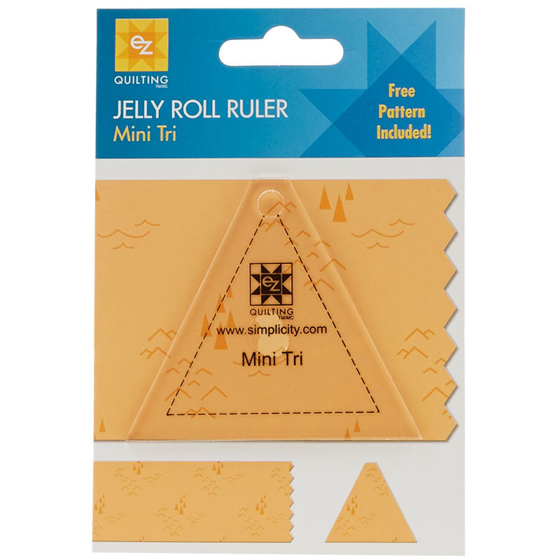 EZ Quilting Jelly Roll Ruler - Mini Tri