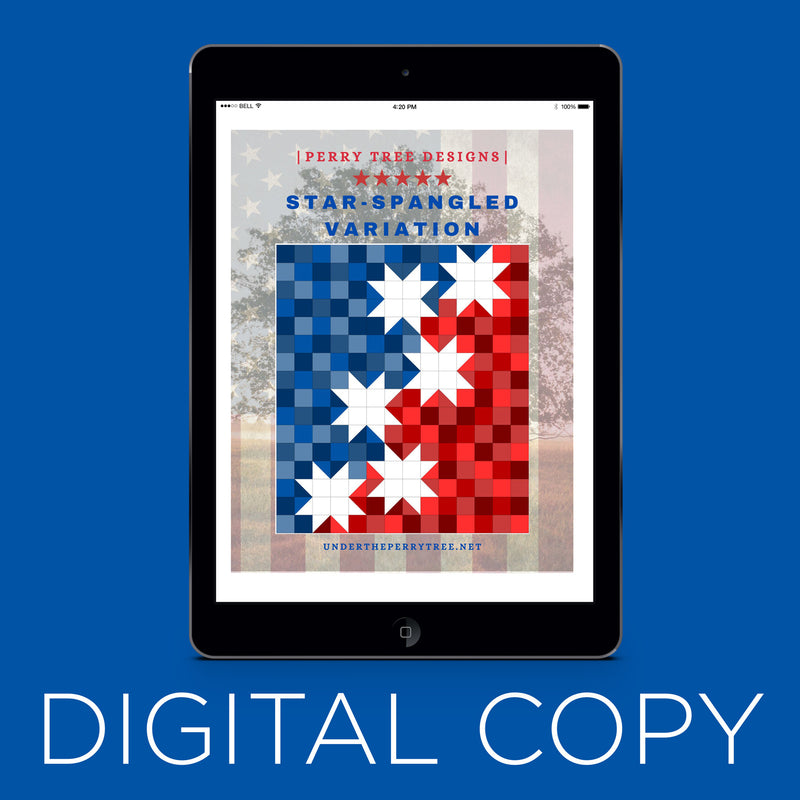 Digital Download - Star-Spangled Variation! Quilt Pattern Primary Image