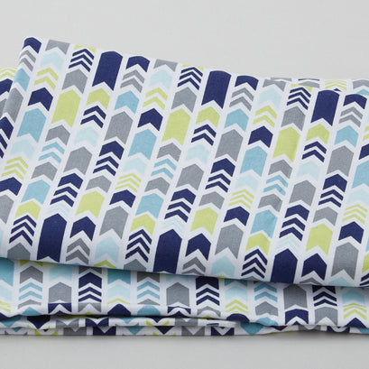 Bright Geo Blue 2 Yard Cut