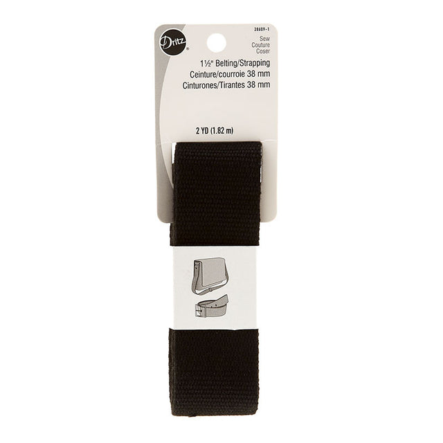 1-1/2" Polypro Purse Strapping - Black Primary Image