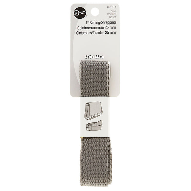 1" Polypro Purse Strapping - Gray Primary Image