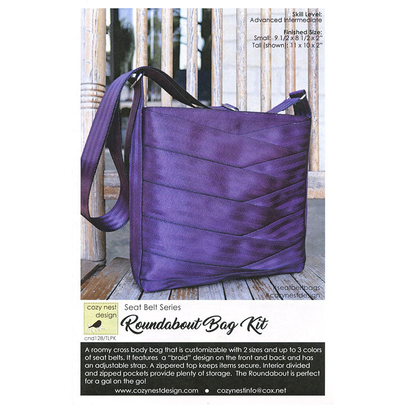 Roundabout Bag Seat Belt Kit - Tall Purple Alternative View #4