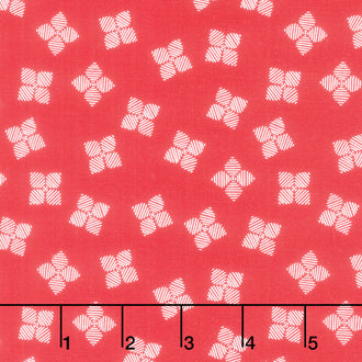 Red Hot - Petals Red Yardage