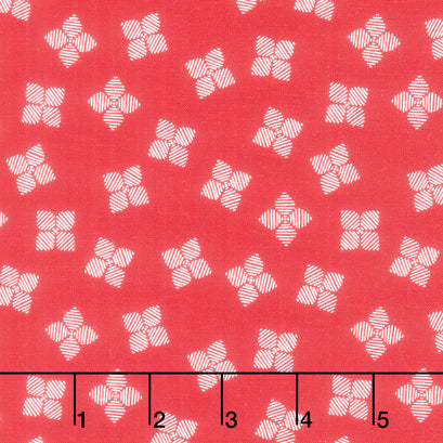 Red Hot - Petals Red Yardage